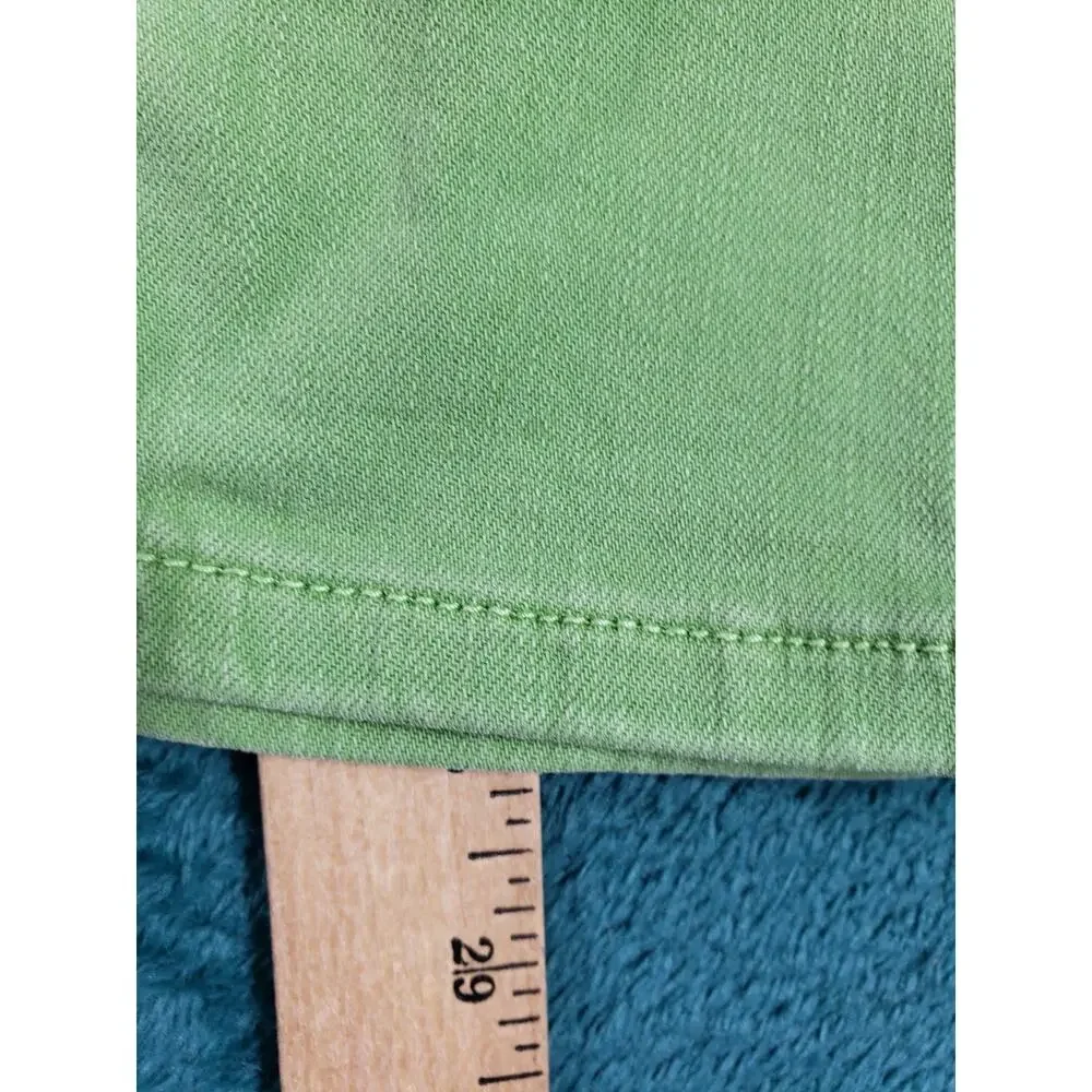 Mos Mosh Jeans Size 28 Womens Green Pants Denim Stretch Mid Rise Straight